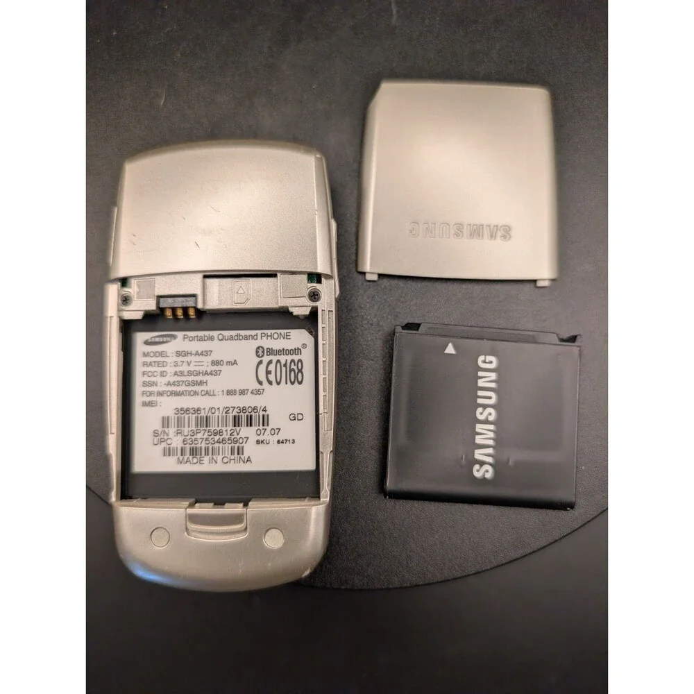 Samsung SGH‑A437 AT&T Flip Phone – Untested AS‑IS – Parts or Repair Only